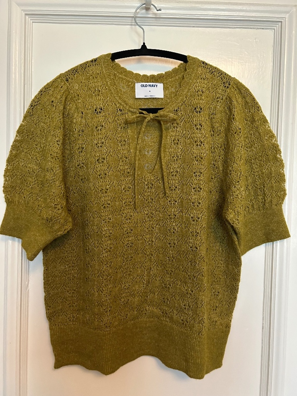 Old Navy Puff Sleeve Sweater Top